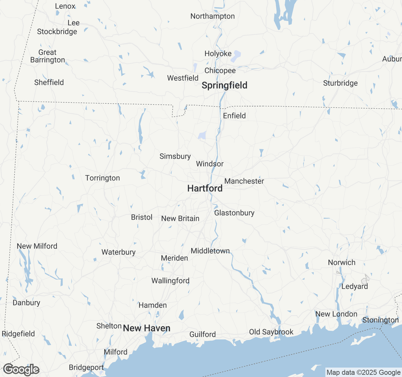 Map of Hartford